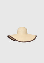 Sandrine - Raffia Oversized Sun Hat - Natural