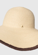 Sandrine - Raffia Oversized Sun Hat - Natural