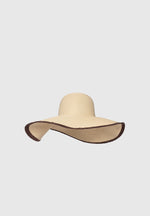 Sandrine - Raffia Oversized Sun Hat - Natural