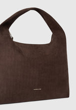Aubin - Braided Suede Hobo Bag - Brown