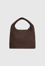 Aubin - Braided Suede Hobo Bag - Brown