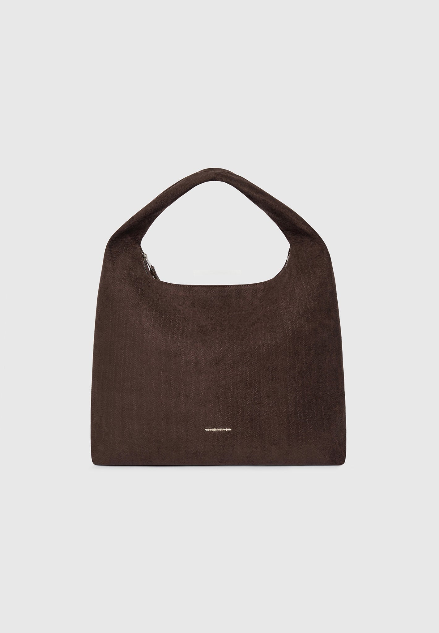 Aubin - Braided Suede Hobo Bag - Brown