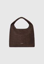 Aubin - Braided Suede Hobo Bag - Brown