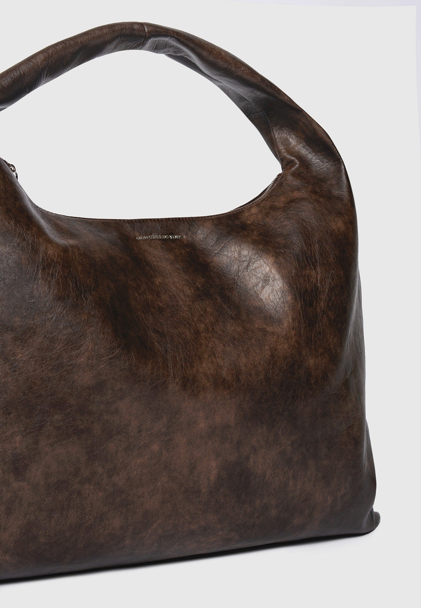Aubin - Vintage Leather Passenger Bag - Brown 