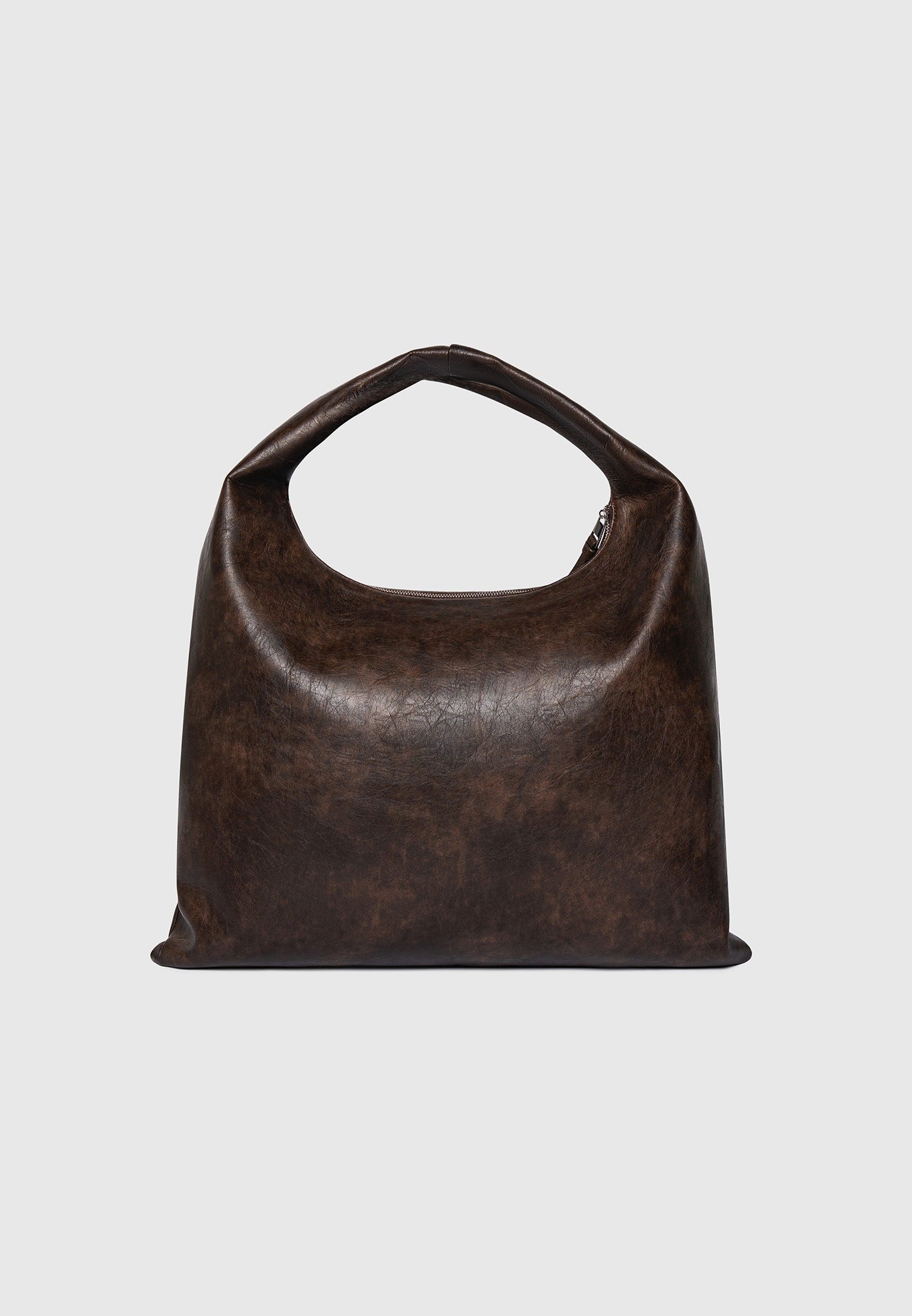 Aubin - Vintage Leather Passenger Bag - Brown