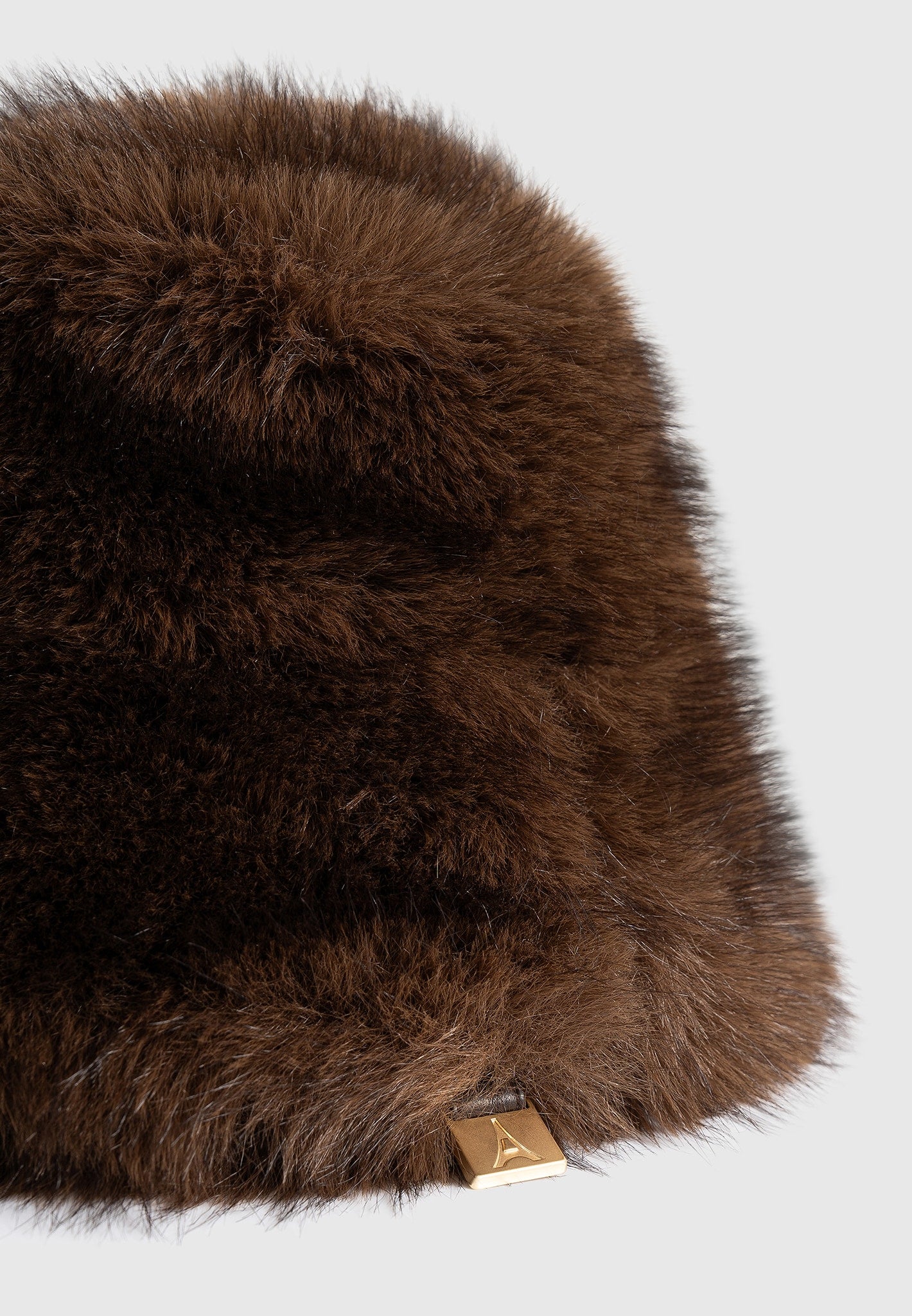 Ilya - Oversized Fur Hat - Brown