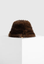 Ilya - Oversized Fur Hat - Brown