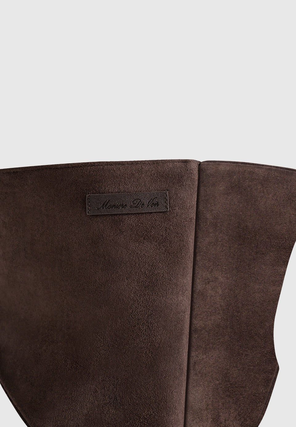 Chloe - Suede Corset with Belt - Brown