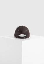 Lou - Leather Cap - Brown