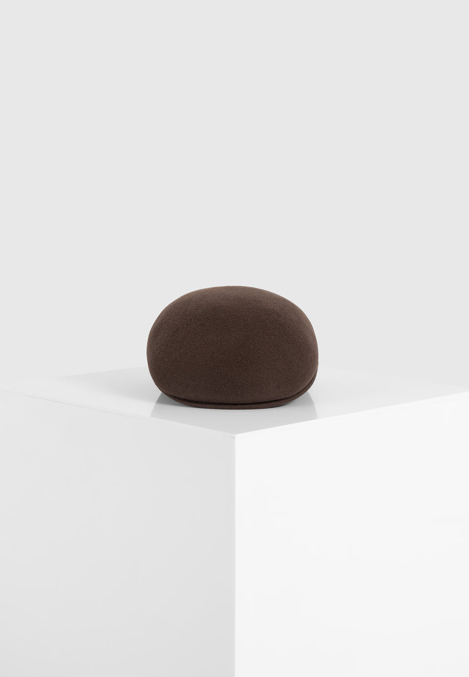 Amos - Wool Flat Cap - Brown