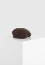 Amos - Wool Flat Cap - Brown