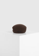 Amos - Wool Flat Cap - Brown