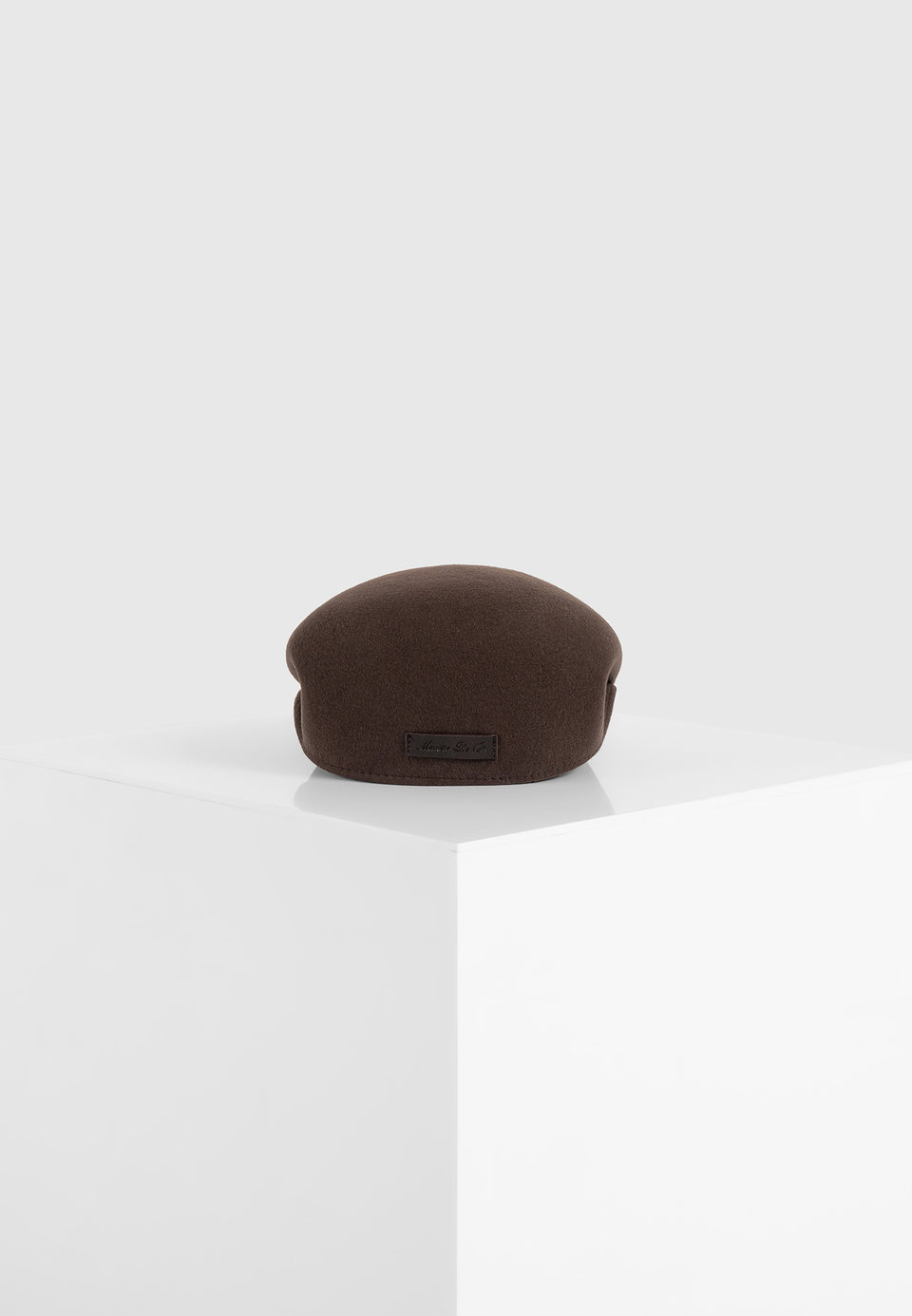Amos - Wool Flat Cap - Brown