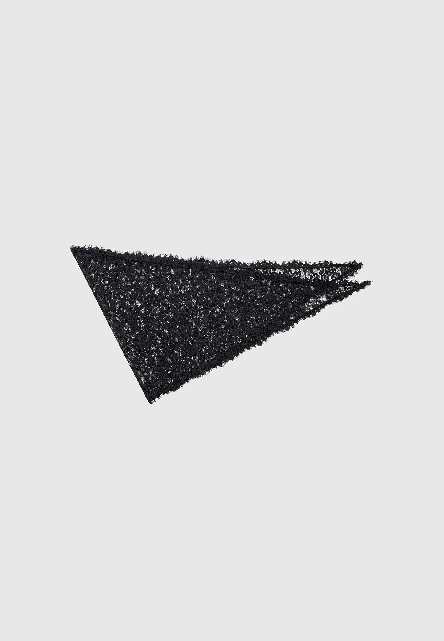 Kadia - Lace Head Scarf - Black