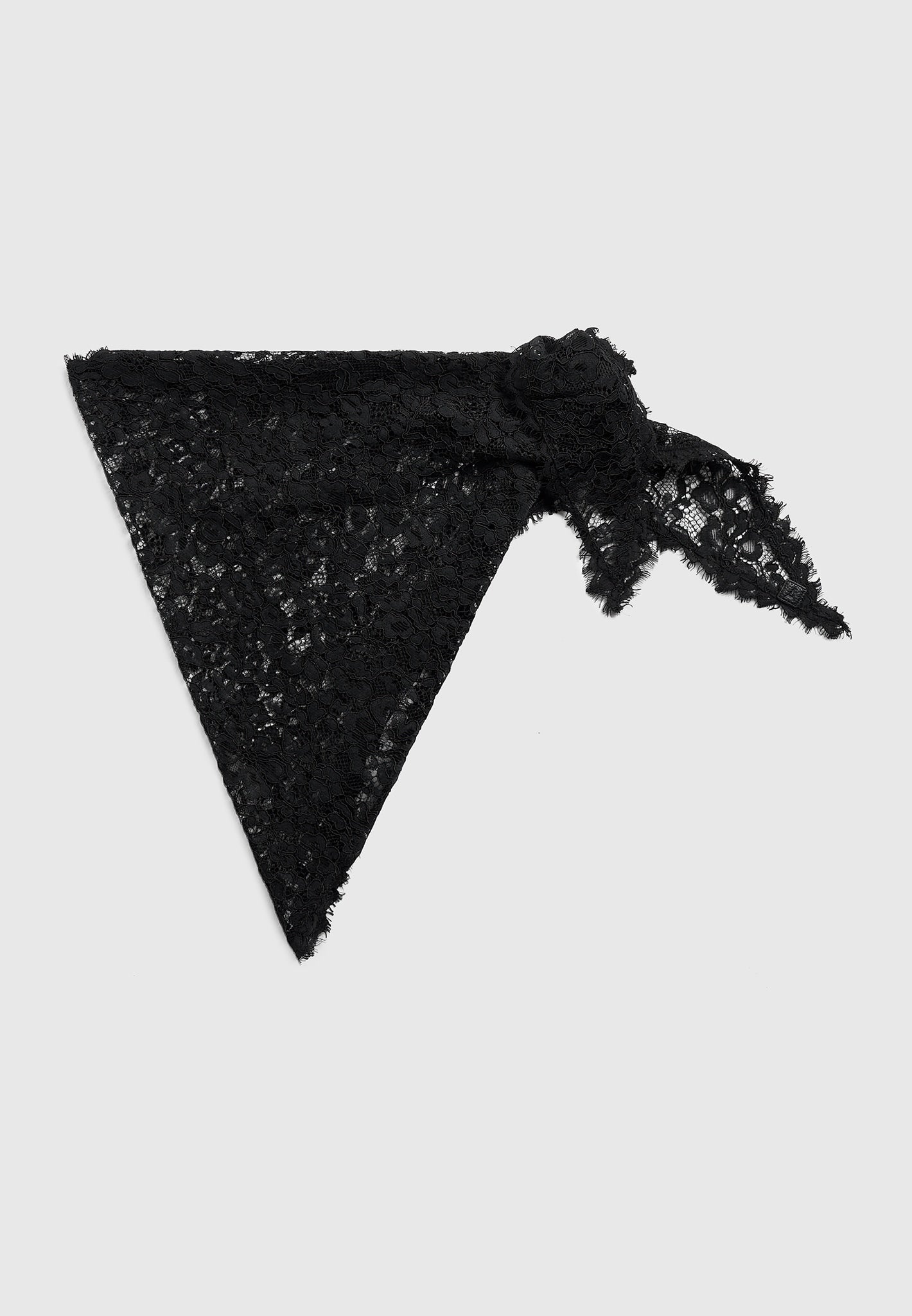 Kadia - Lace Head Scarf - Black 