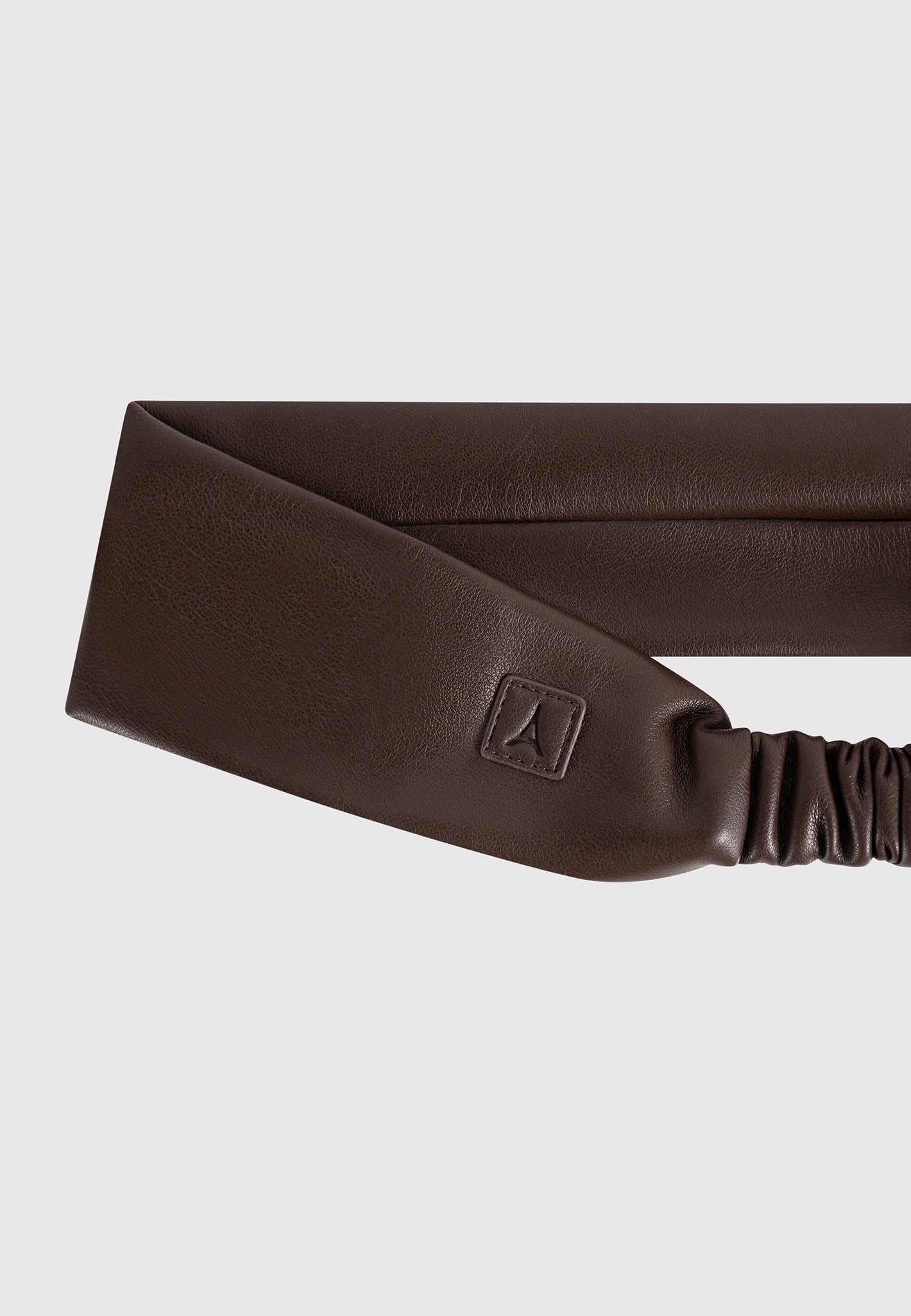 Lilou - Leather Eiffel Headband - Brown