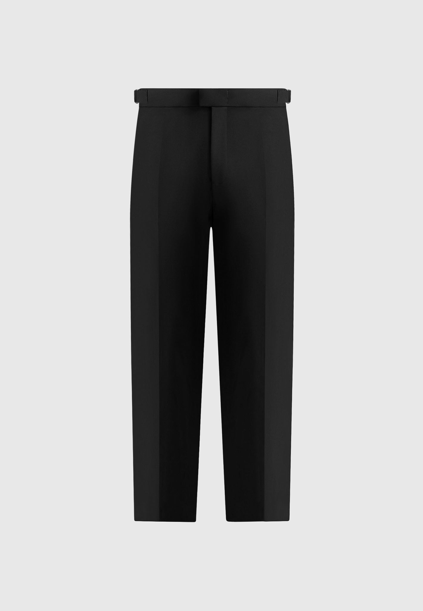 Aiden - Slim Fit Stretch Trousers - Black