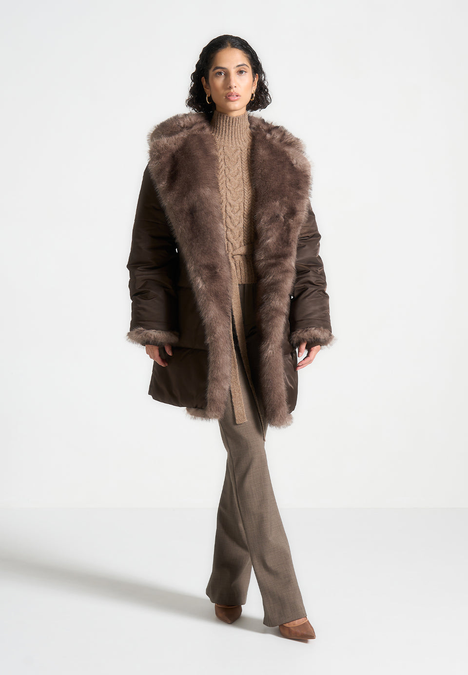 alima-fur-longline-belted-coat-brown