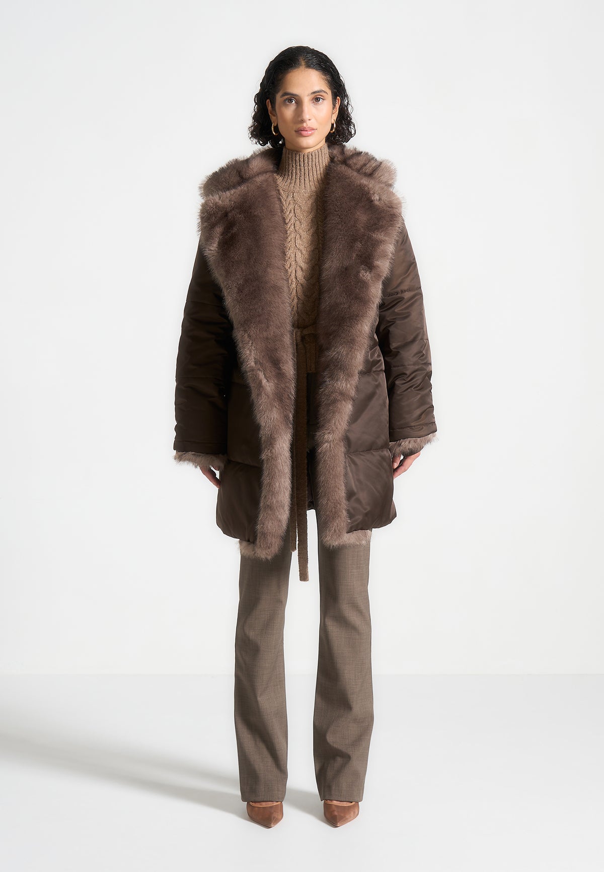 alima-fur-longline-belted-coat-brown