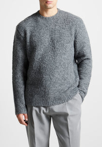 Boucle Knit Jumper - Grey