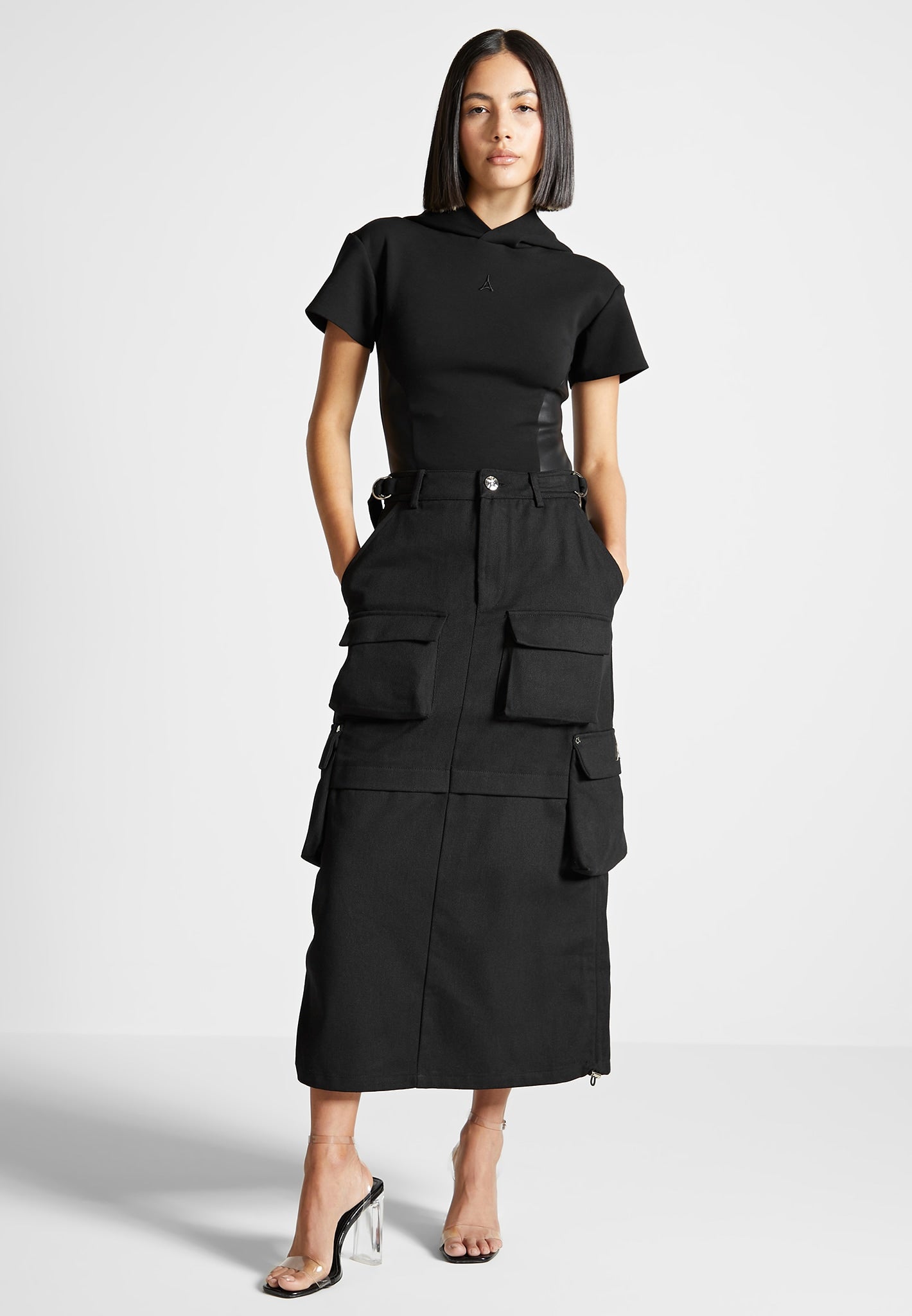 cargo-midi-skirt-black