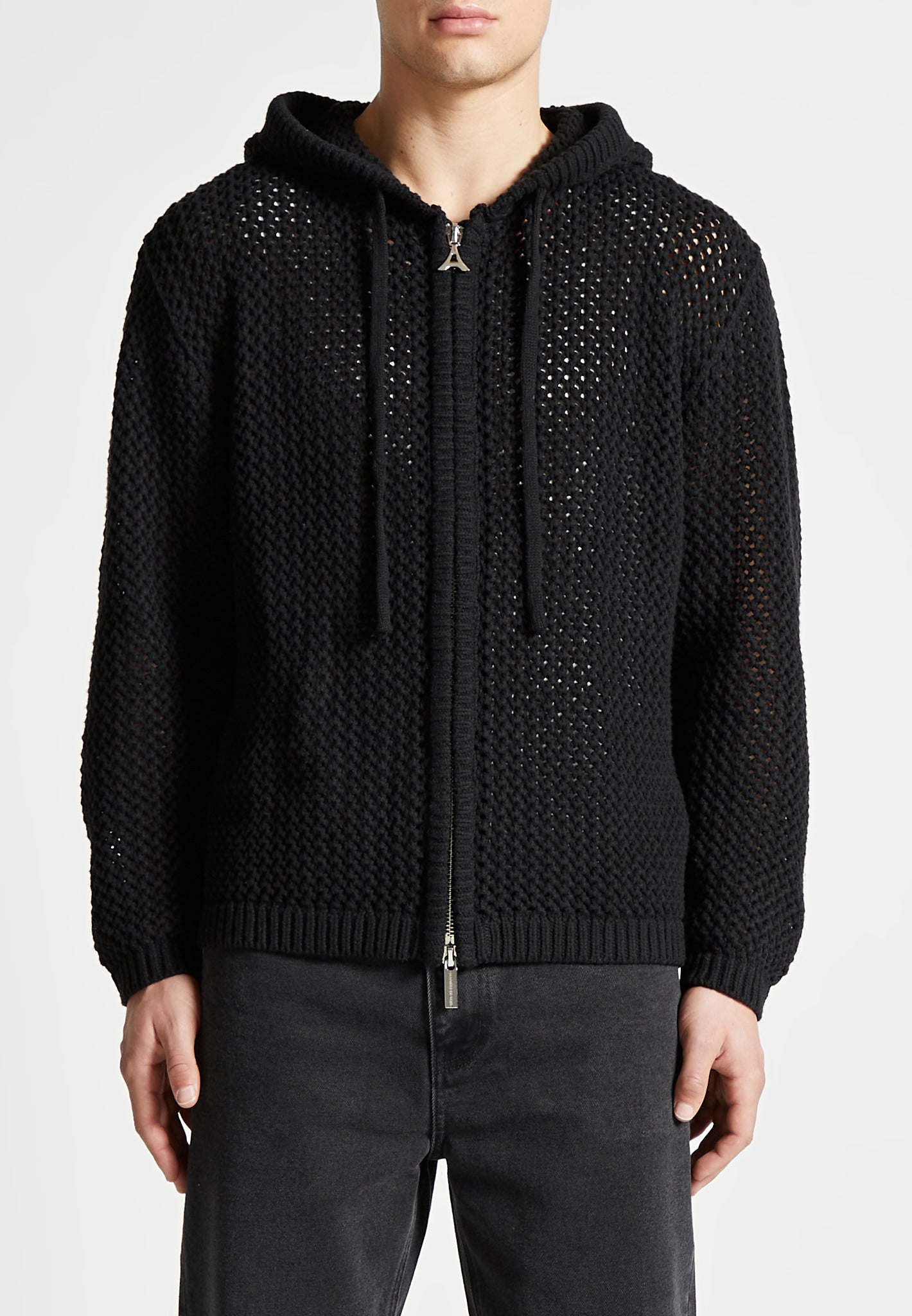 crochet-knitted-hoodie-black