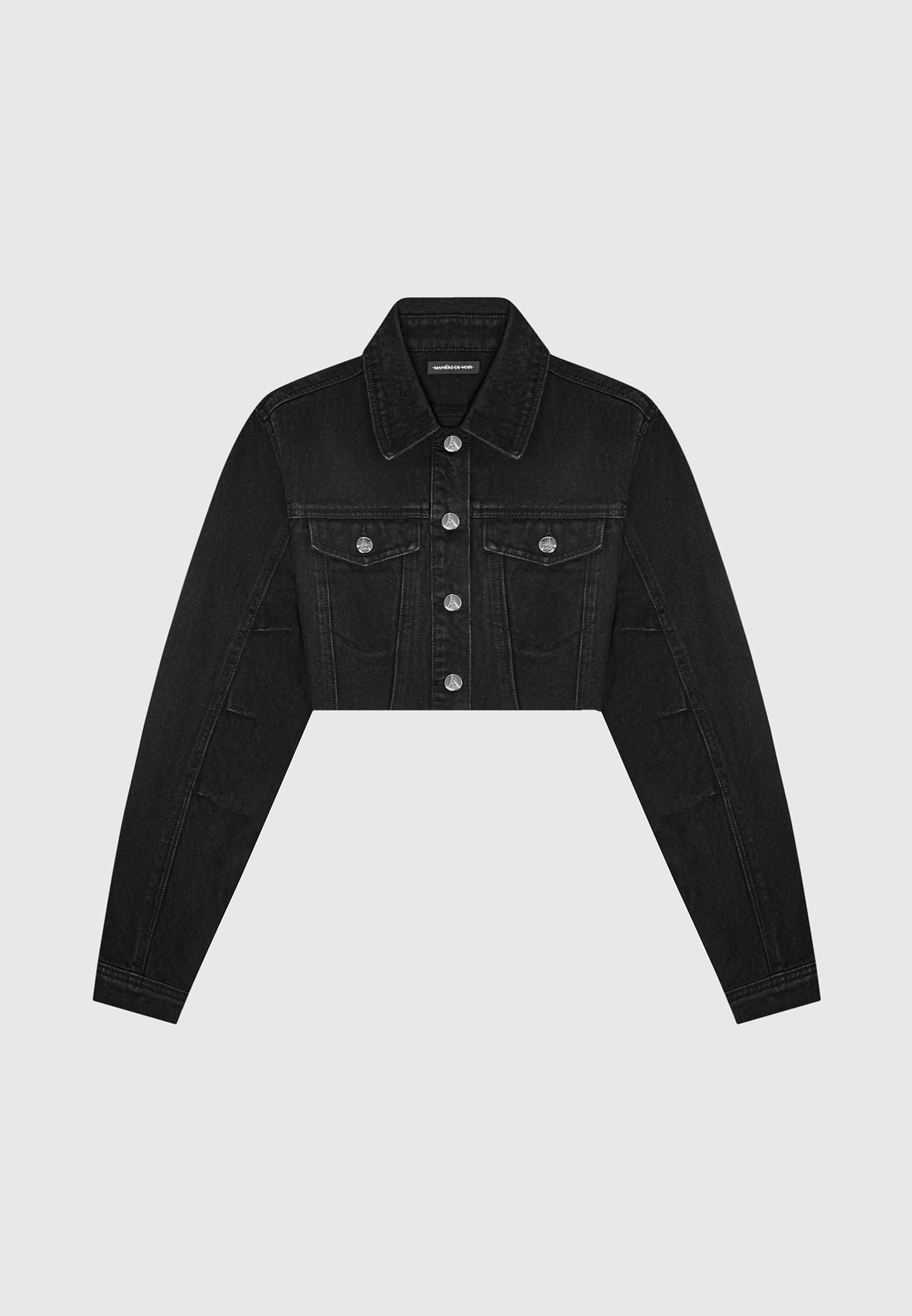 cropped-tacked-sleeve-jacket-black