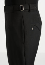 Hubert - Slim Fit Tailored Trousers - Black