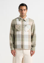 Rune - Unisex Check Overshirt - Sage