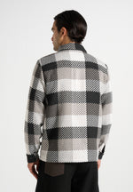 Rune - Unisex Check Overshirt - Black
