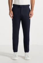 Aiden - Slim Fit Stretch Trousers - Navy