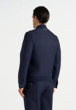 Sami - Tailored Bomber Jacket - Navy
