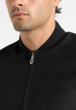 Sami - Tailored Bomber Jacket - Black