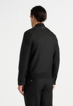 Sami - Tailored Bomber Jacket - Black