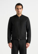 Sami - Tailored Bomber Jacket - Black