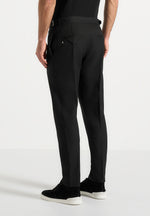 Hubert - Slim Fit Tailored Trousers - Black
