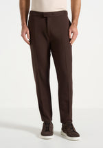 hubert-slim-fit-tailored-trousers-brown