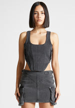 denim-cargo-corset-top-washed-black
