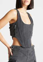 denim-cargo-corset-top-washed-black