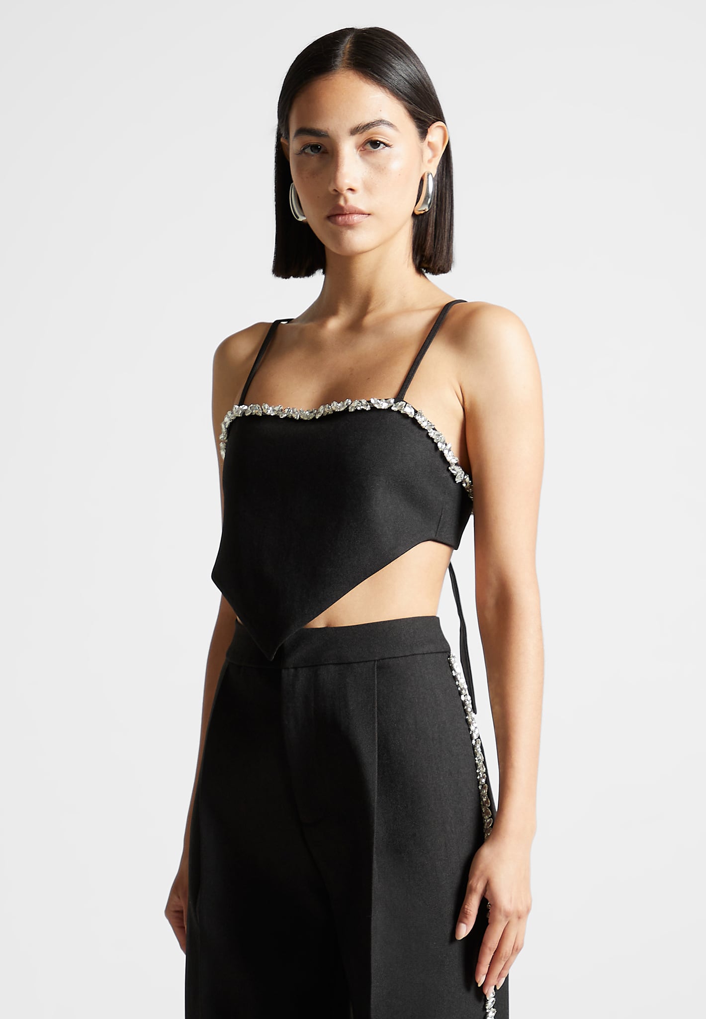 embellished-handkerchief-top-black