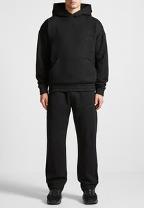 Victor - Eiffel Embossed Hoodie - Black