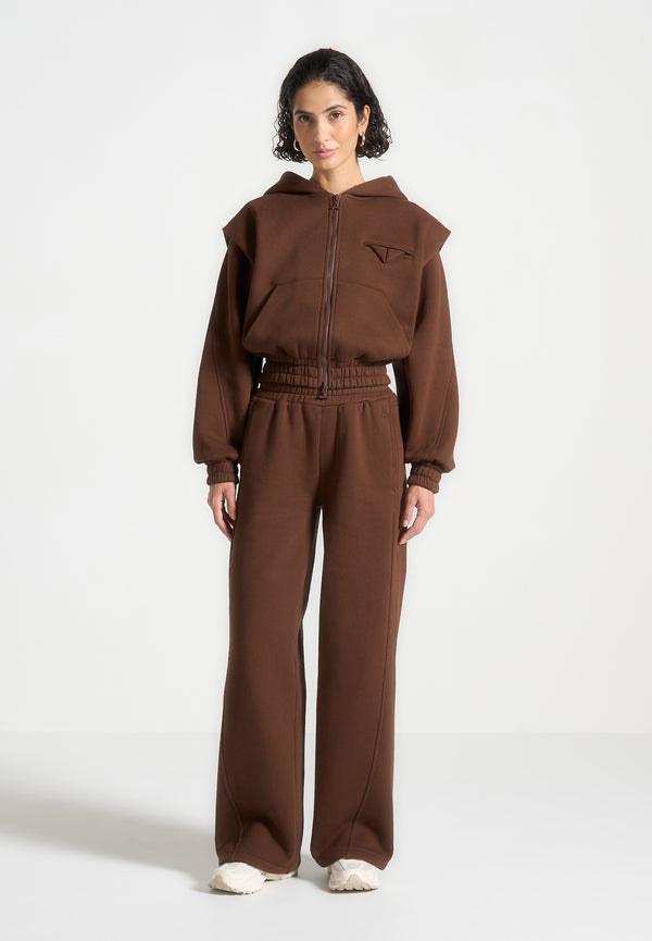 Iris - Relaxed Joggers - Brown