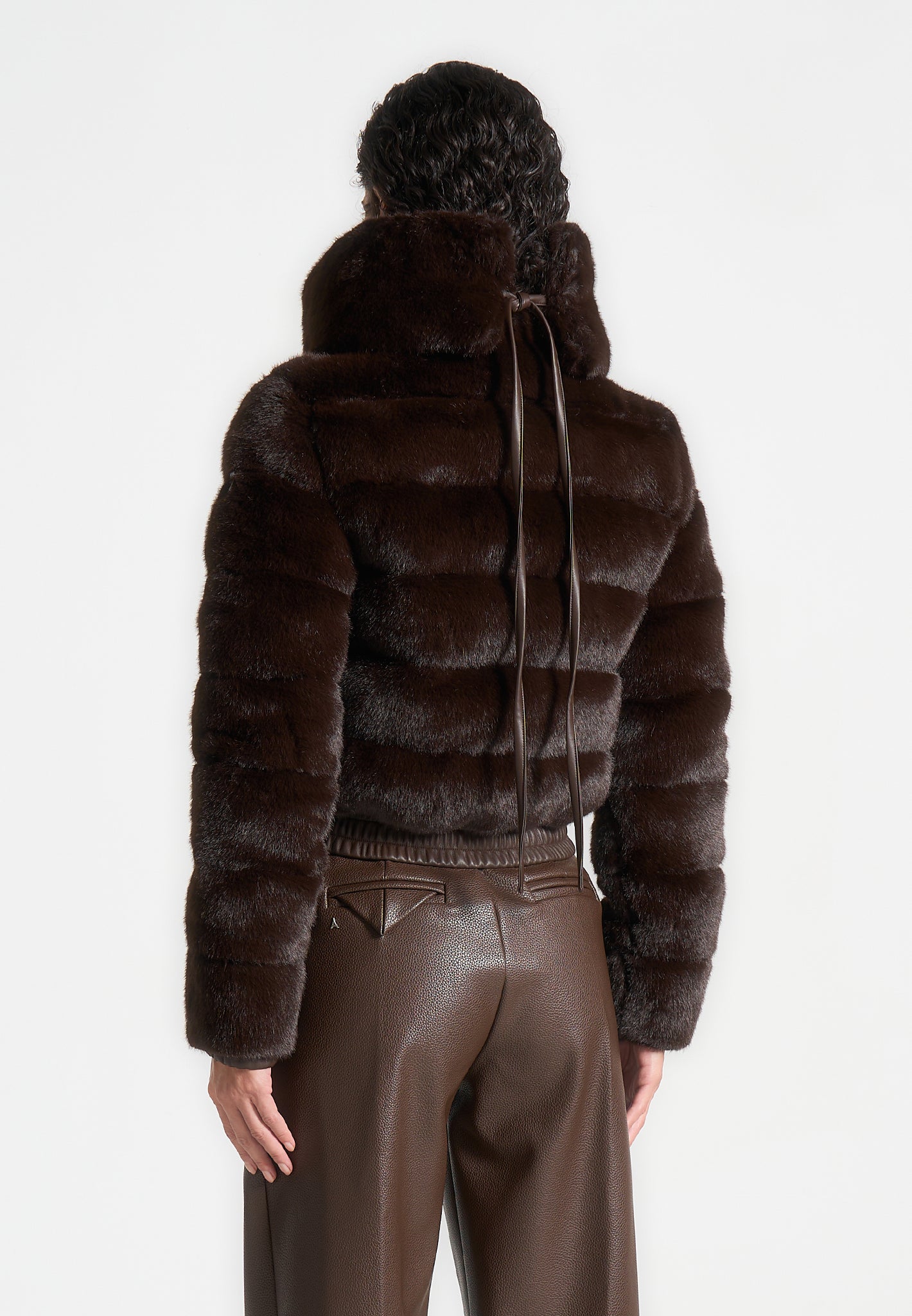 plush-ribbed-jacket-with-neck-scarf-brown