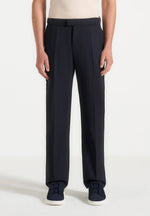 Joseph - Regular Fit Pinstripe Tailored Trousers - Navy