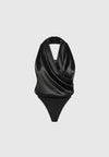 hooded-cowl-neck-satin-wrap-bodysuit-black