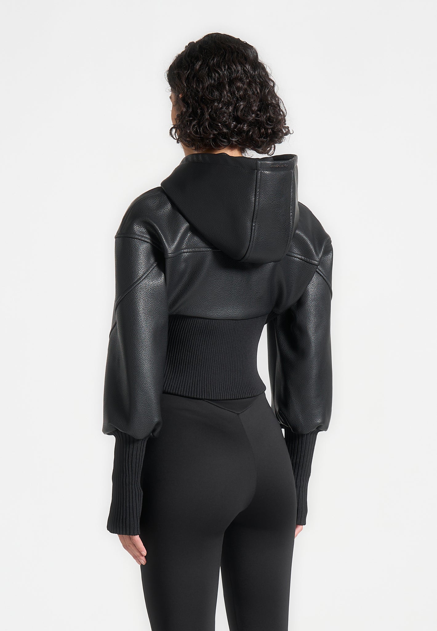amani-hooded-pebbled-leather-contour-jacket-black