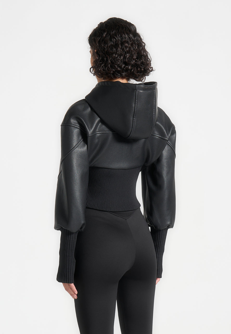 amani-hooded-pebbled-leather-contour-jacket-black