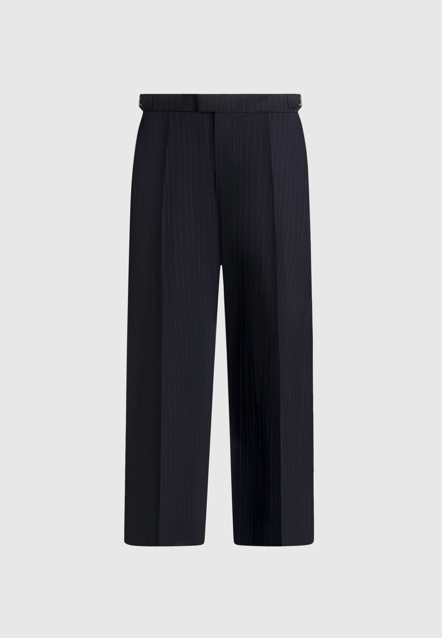 Joseph - Regular Fit Pinstripe Tailored Trousers - Navy