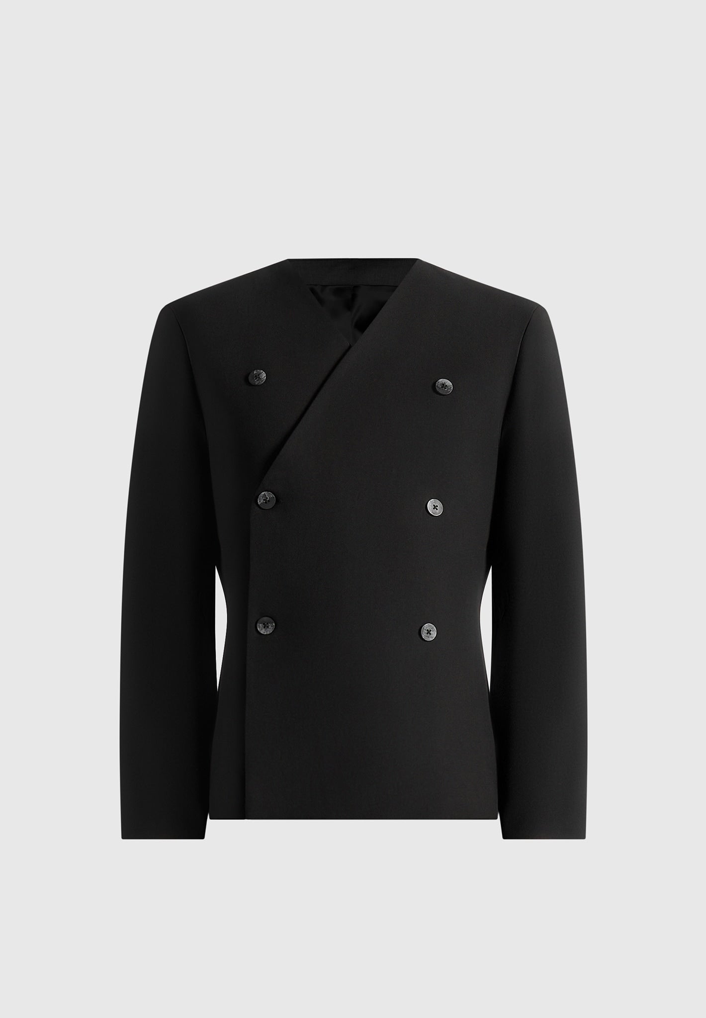 Timeo - Tailored Kimono Blazer - Black