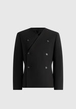 Timeo - Tailored Kimono Blazer - Black